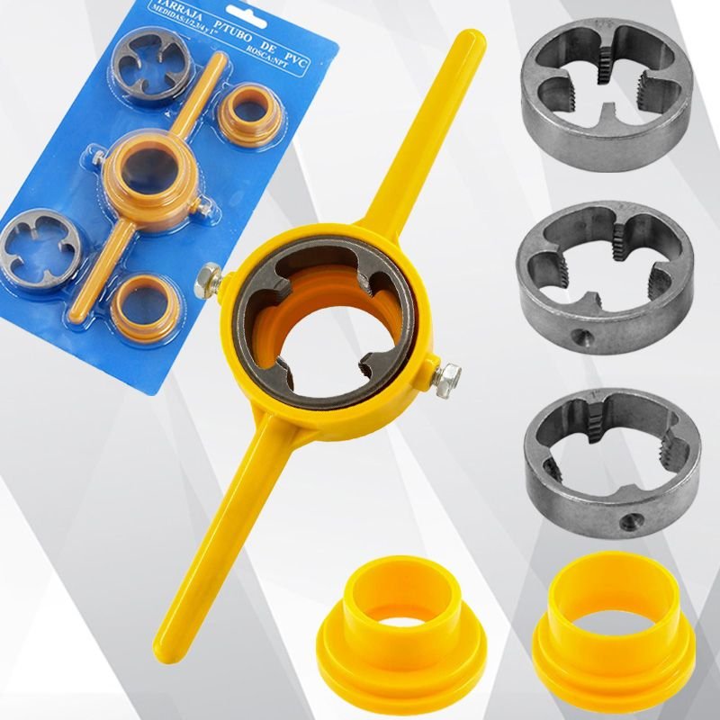 🔥HOT SALE🔥6PCS Plastic Pipe Thread Die Kit - Image 8