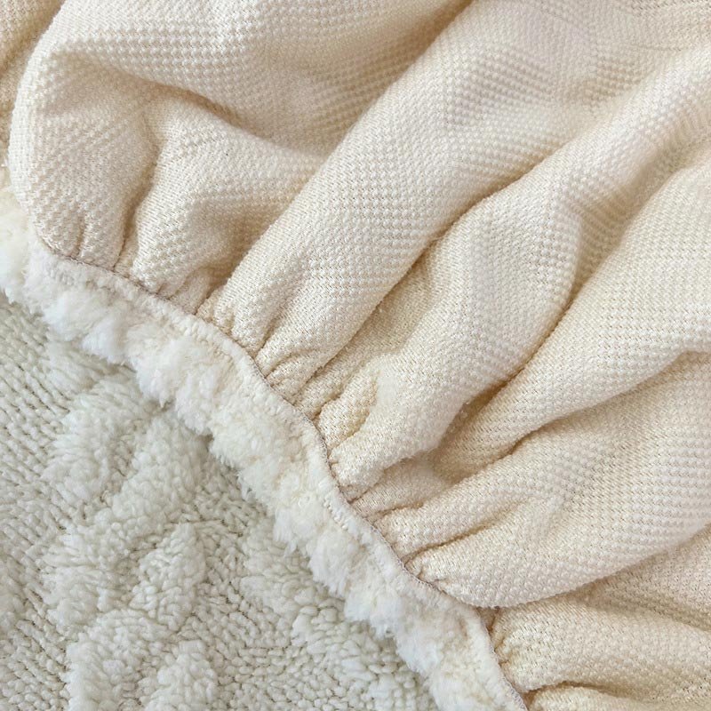 Faux Cashmere Stretch Sofa Cover with Anti-slip Backing - Image 14