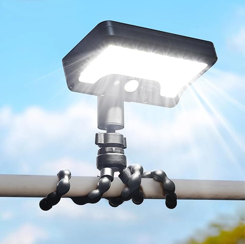 ππ Octopus Solar Lights! 0 Electricity Cost Full Scene Installation. 30 Seconds to Light Up Any Corner π