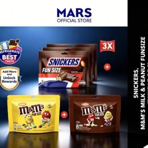 SNICKERS Classic Chocolate , M&M's Milk [Bundle of 5] Imported Chocolates | 2000g